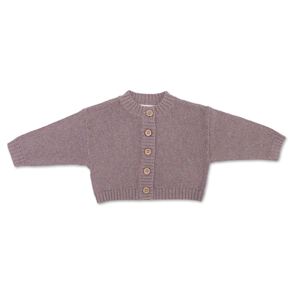 RAINBOW CROPPED CARDIGAN - RAINBOW