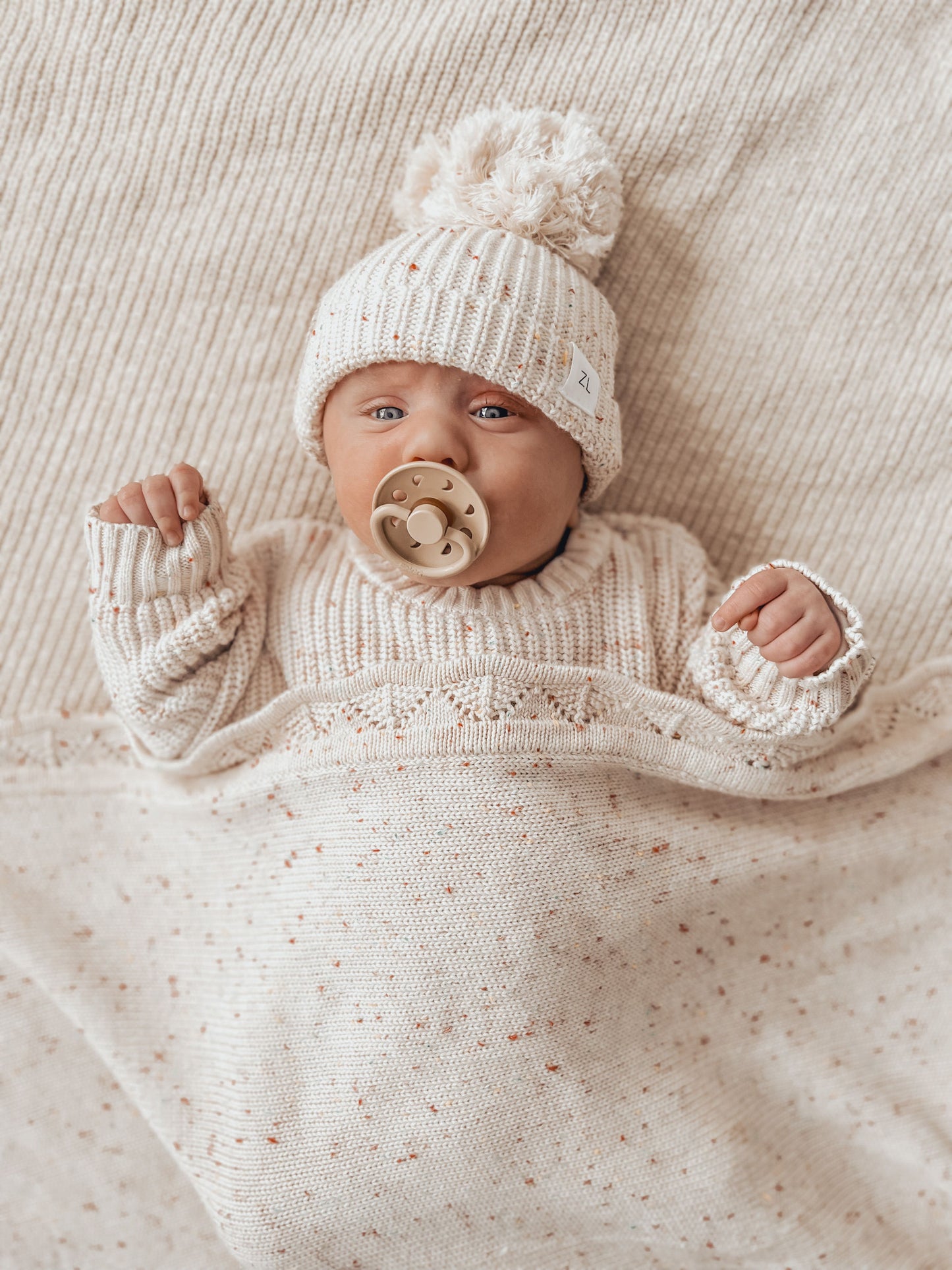 HEIRLOOM BLANKET | OATMEAL FLECK