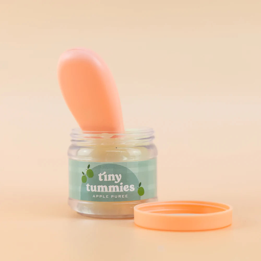 Tiny Tummies Apple Puree Jar and Spoon Set