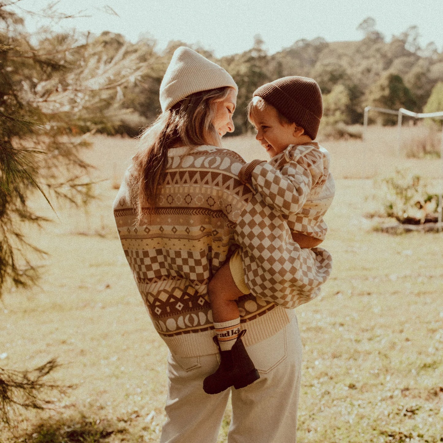 Fair Isle Organic Cotton Knit Kids Jumper
