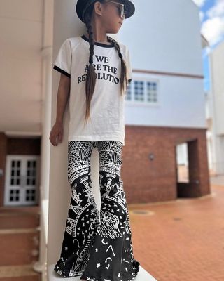 We Are The Revolution Tee- BLACK/WHITE