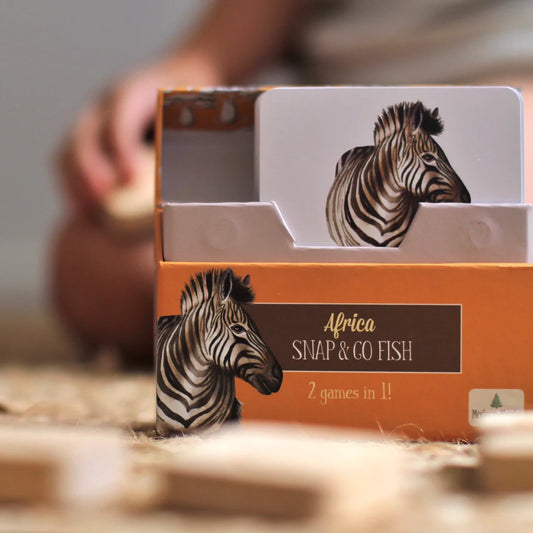 AFRICA SNAP & GO FISH (2 CARD GAMES IN 1)