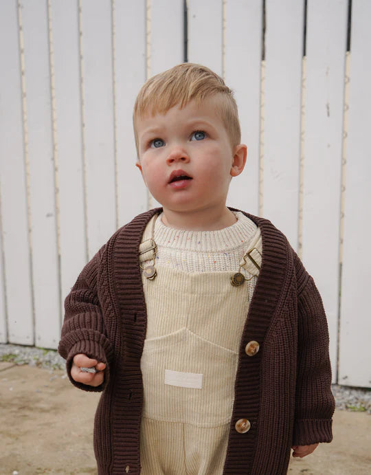 Charlie Cardigan - CHOCOLATE BROWN