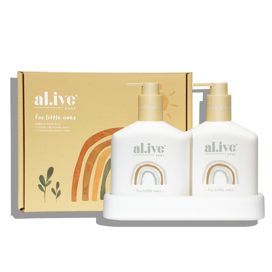 BABY DUO -GENTLE PEAR (Hair/Body wash & Lotion + Tray)