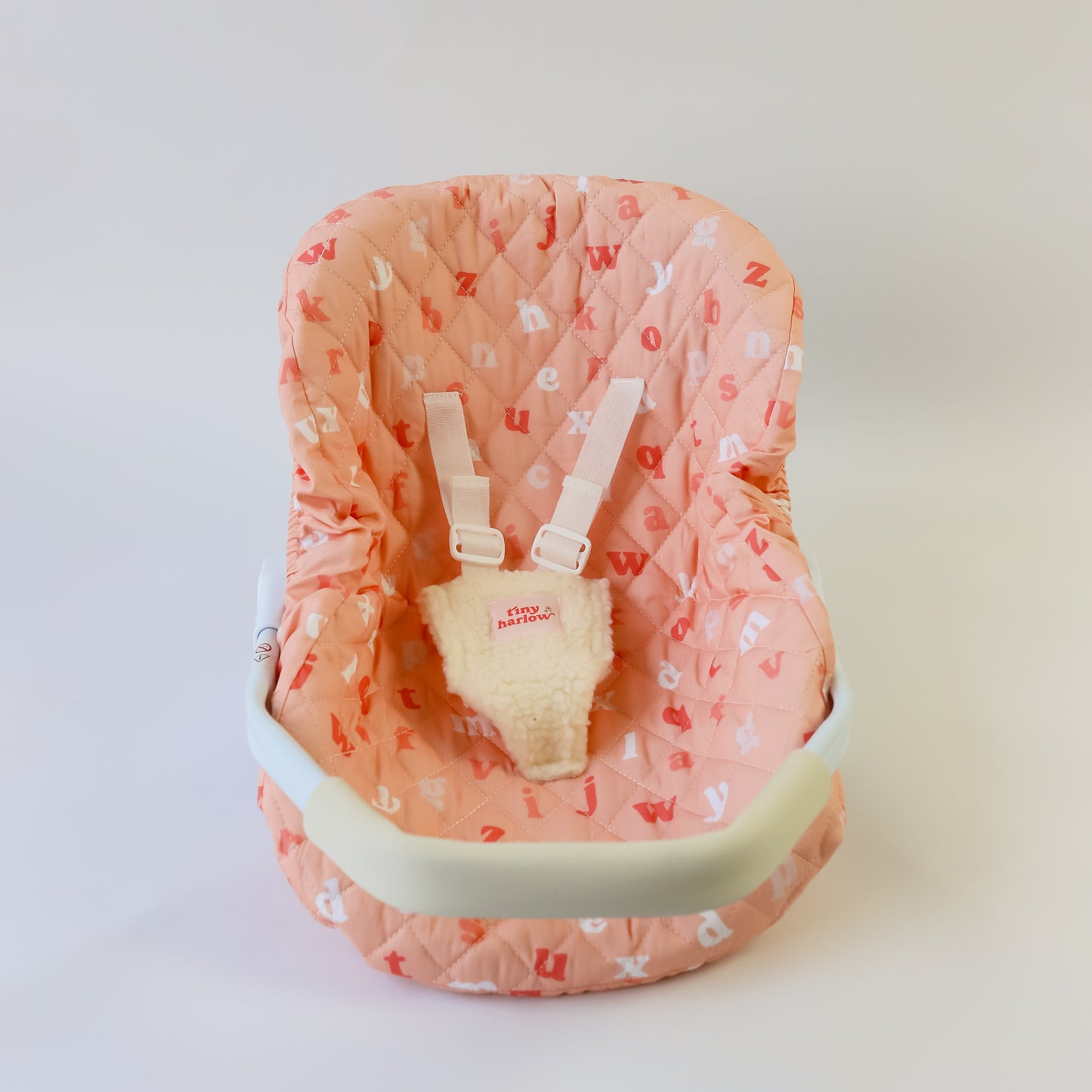 Doll's Car Seat Capsule PEACH ALPHABET