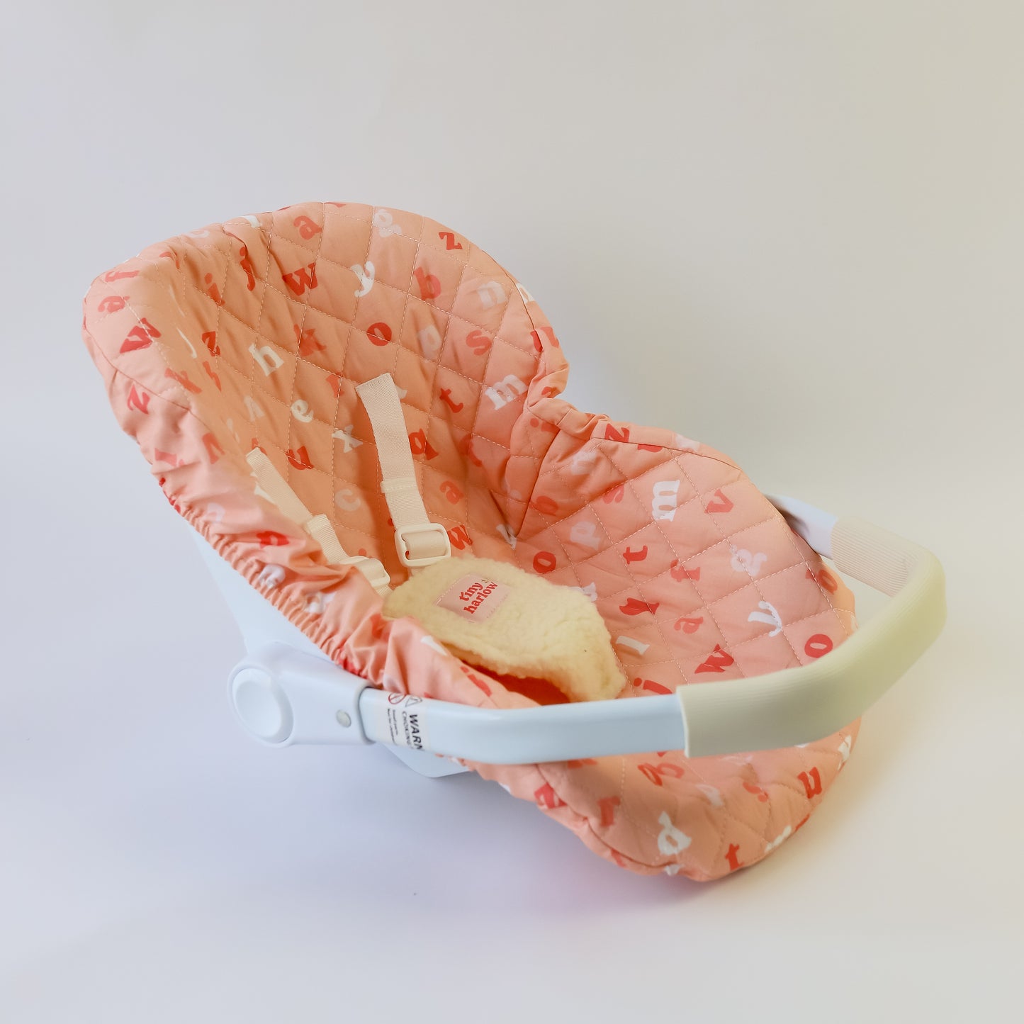 Doll's Car Seat Capsule PEACH ALPHABET