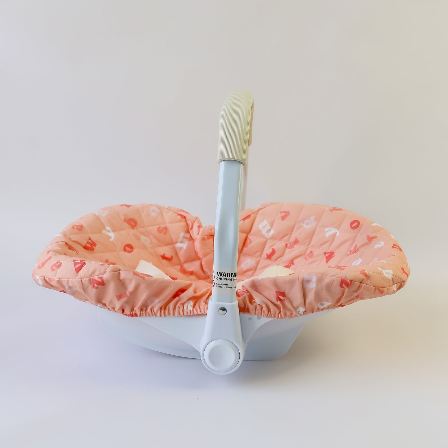 Doll's Car Seat Capsule PEACH ALPHABET