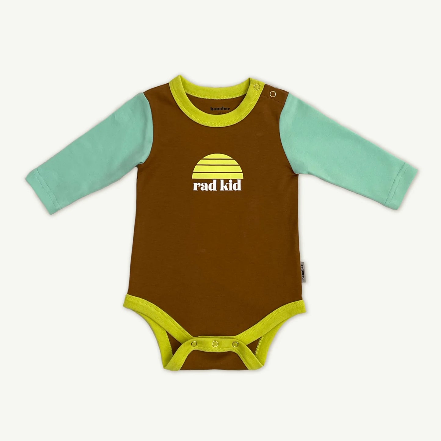 Rad Kid Sunny Splice Long Sleeve Onesie