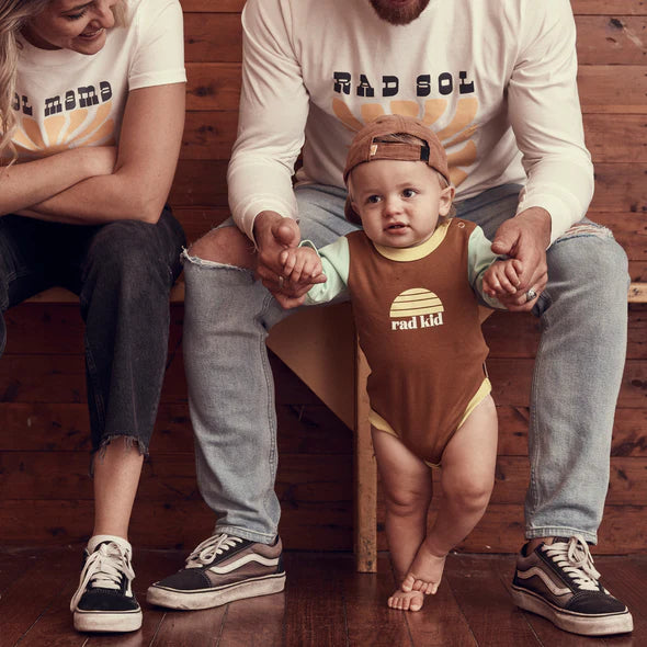 Rad Kid Sunny Splice Long Sleeve Onesie