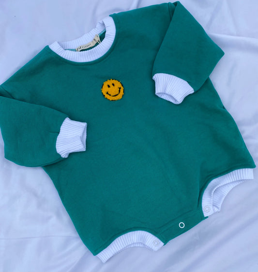 Think Happy Cosy Romper-PINE