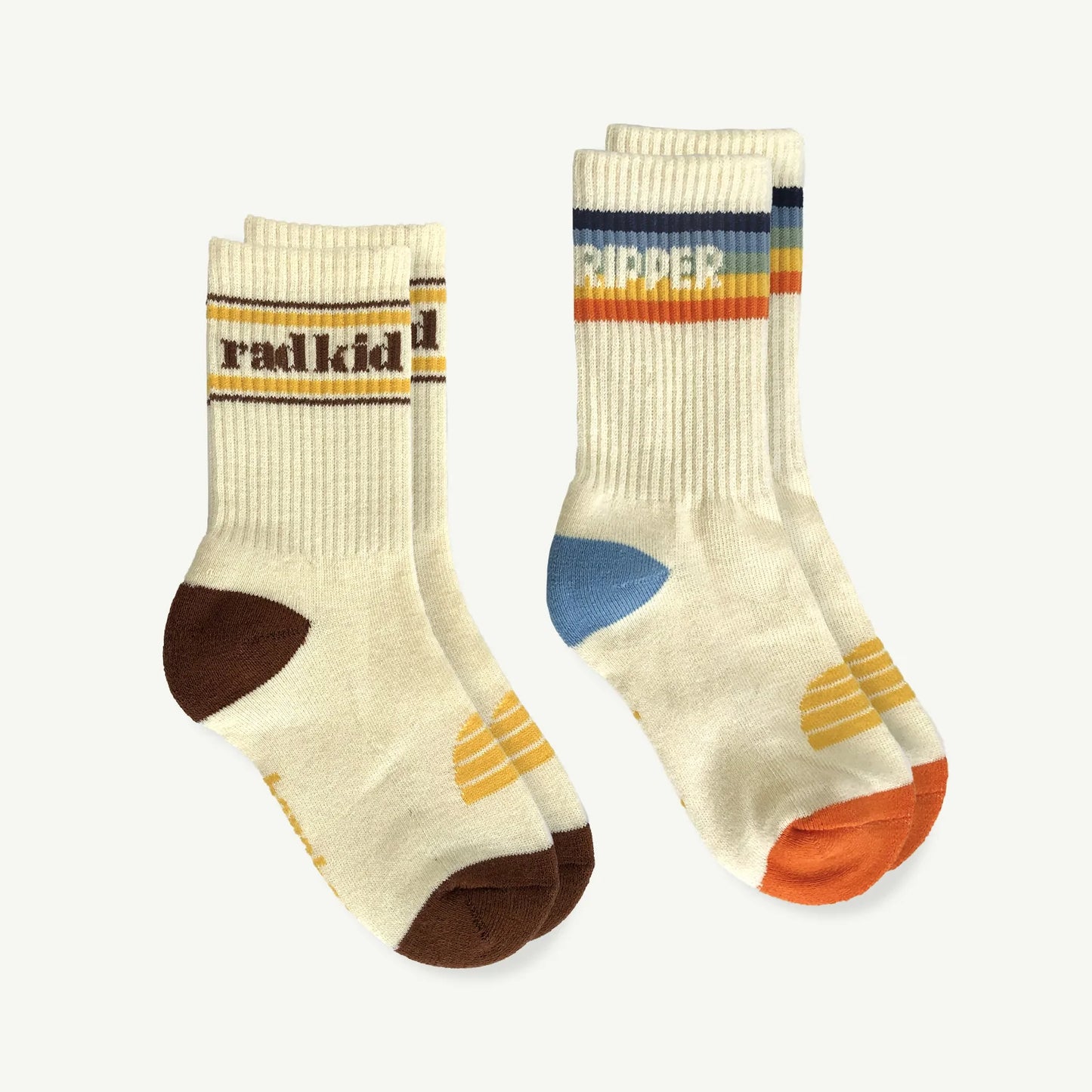 Rad Kid and Little Ripper Organic Cotton Sock Pack