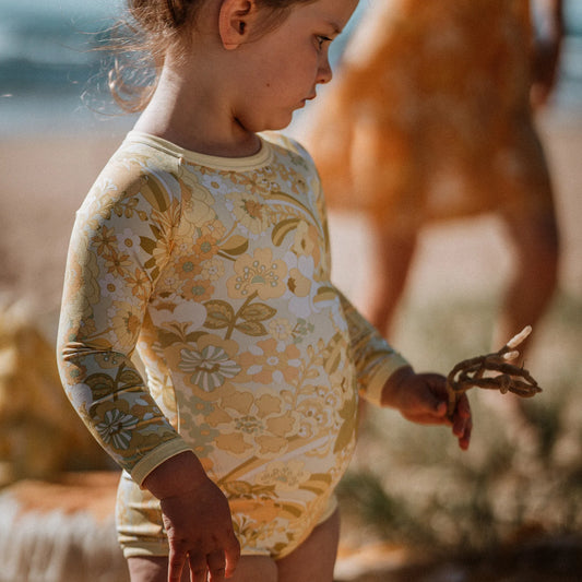 Sundaze Floral Paddle Suit