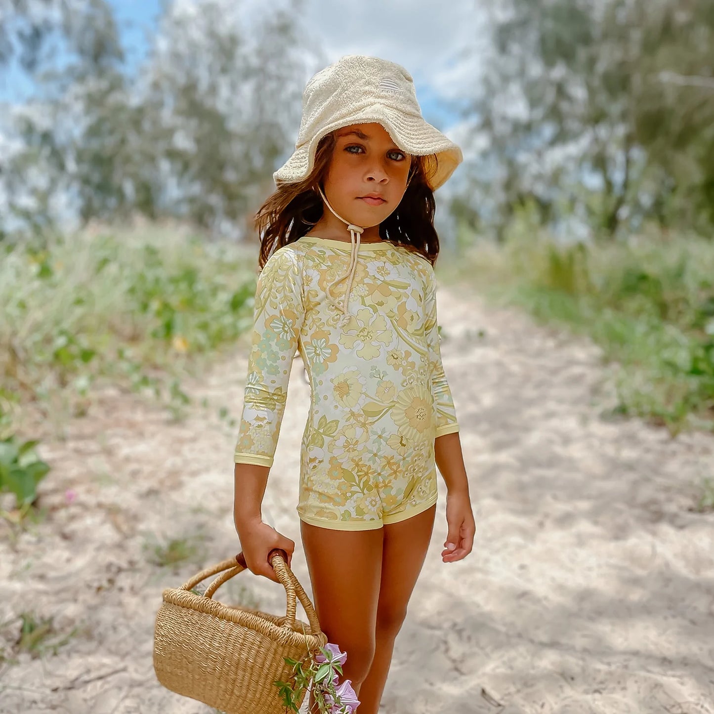 Sundaze Floral Paddle Suit