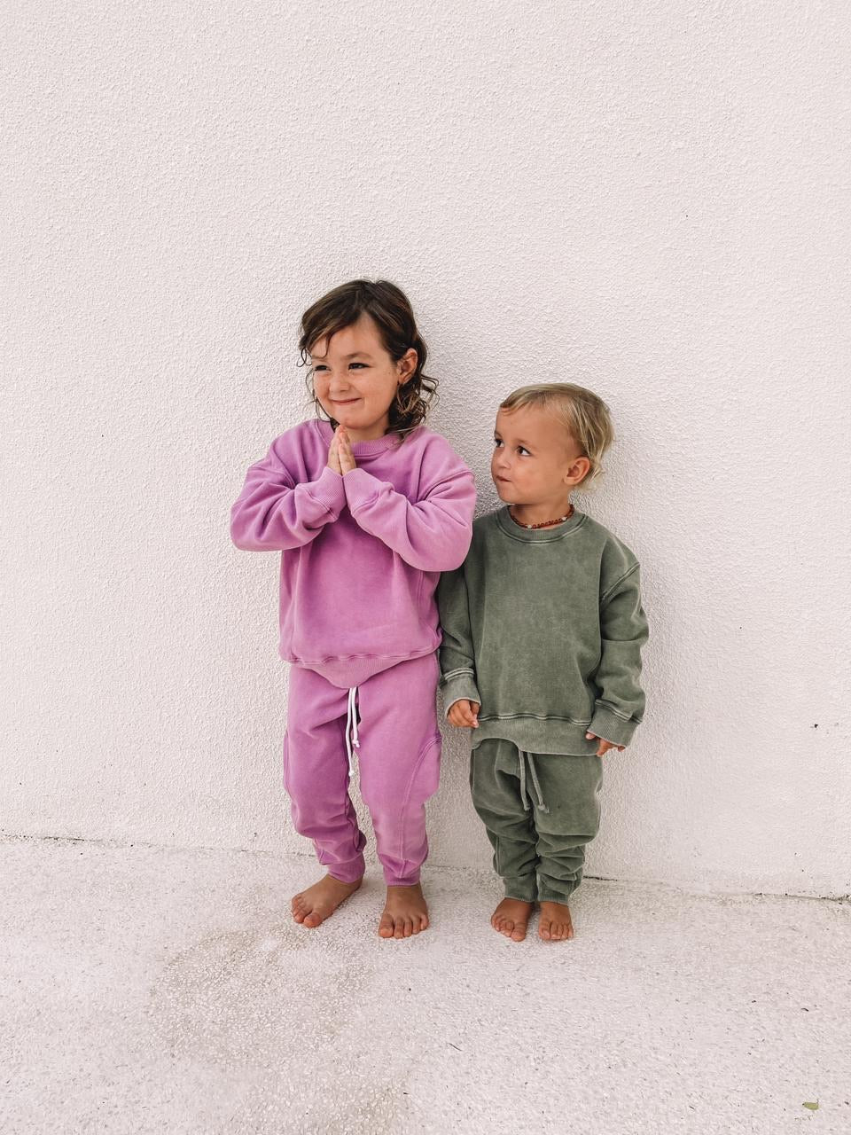 Panel Tracksuit- VINTAGE LILAC & VINTAGE OLIVE