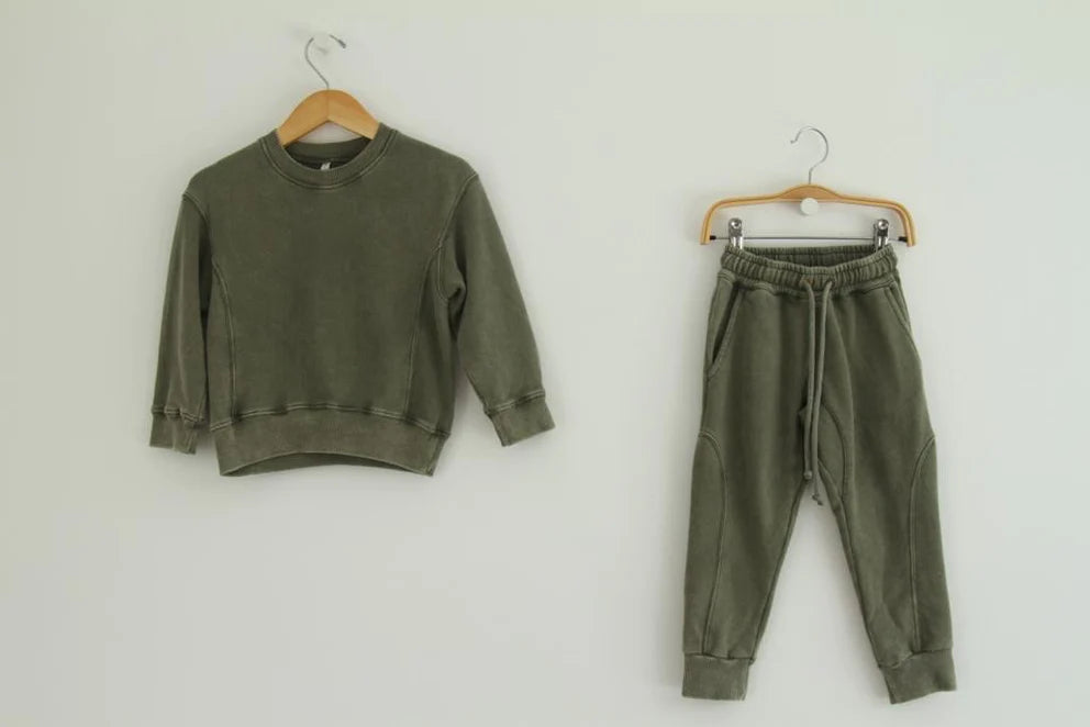 Panel Tracksuit- VINTAGE LILAC & VINTAGE OLIVE