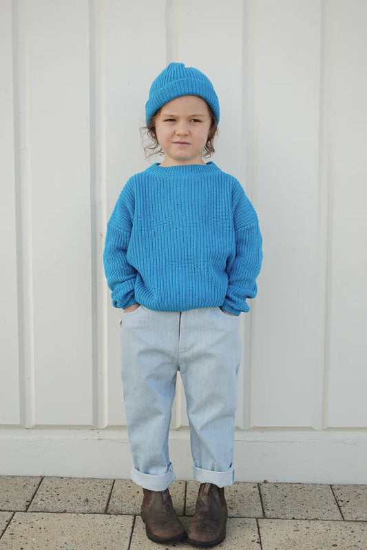 Chunky Knit- AZURE SPRINKLE