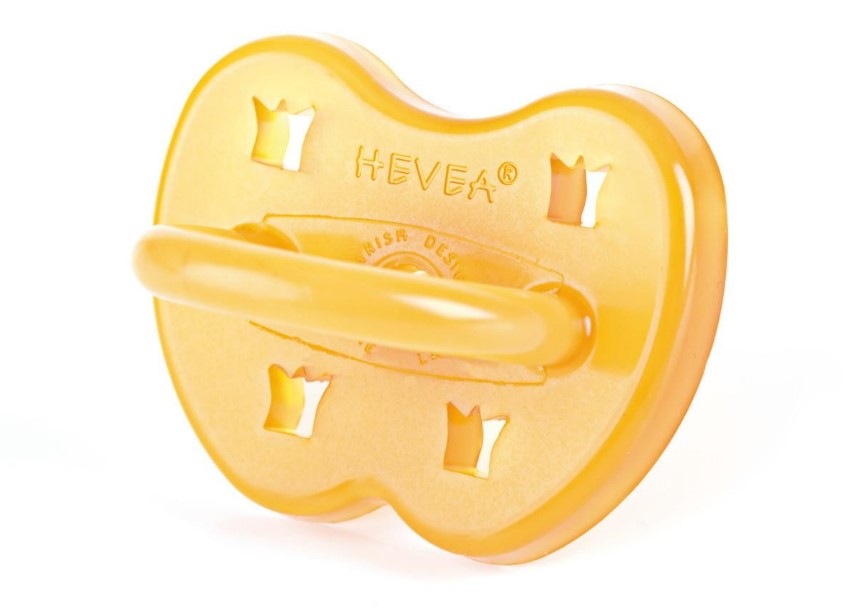 Hevea Classic Pacifier ROUND Teat- CROWN