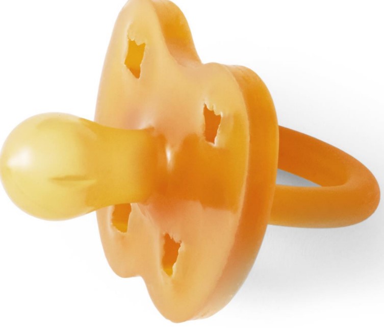 Hevea Classic Pacifier ROUND Teat- CROWN
