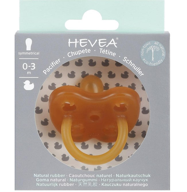 Hevea Classic Pacifier SYMMETRICAL Teat- DUCK