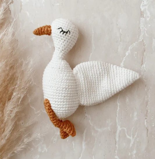 GOOSE Crochet Rattle