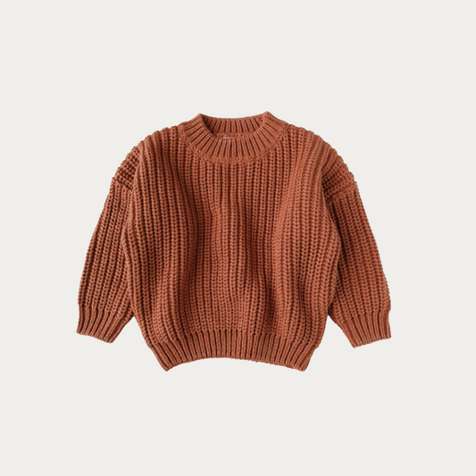 Chunky Knit Rust