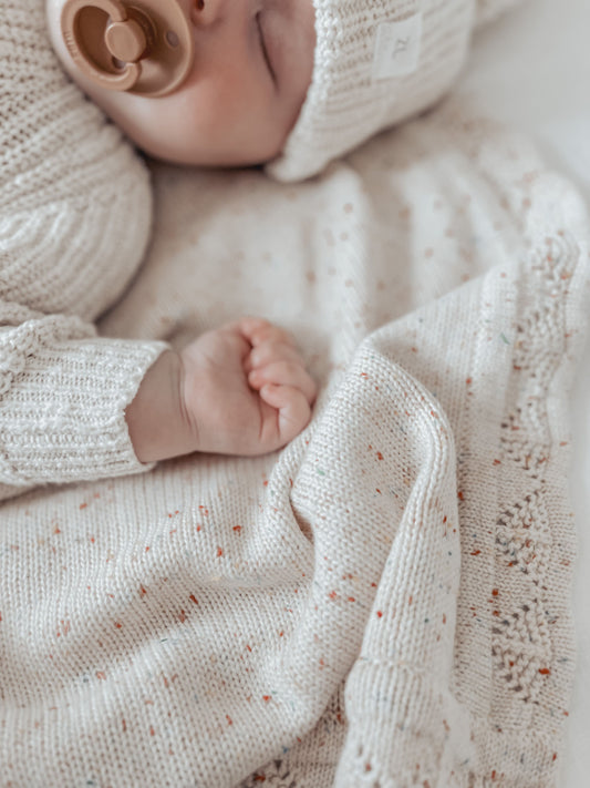 HEIRLOOM BLANKET | OATMEAL FLECK