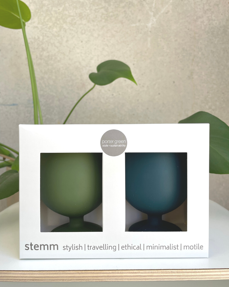STEMM Unbreakable silicone Wine Glasses ALL COLOURS